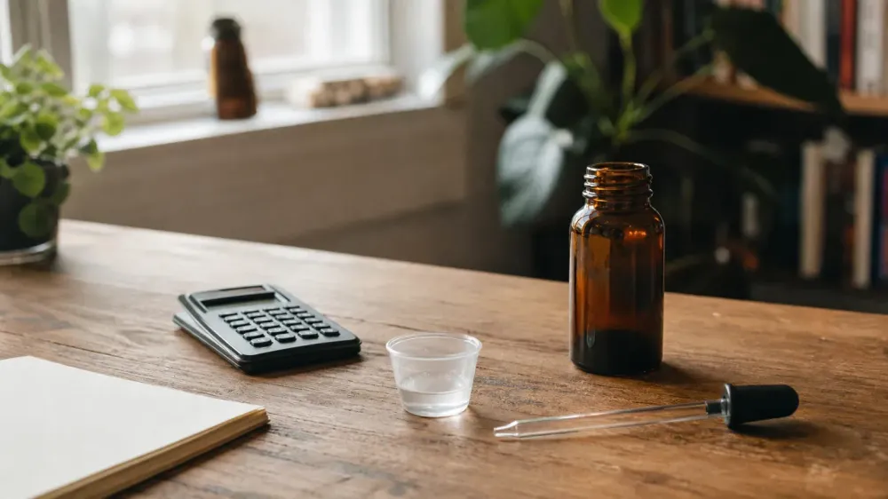 CBD per Drop Calculator: mg/mL and Bottle Strength
